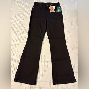 L.L. Bean Classic Fit High Rise Bootcut Black Jeans, NWT, Reg 8.